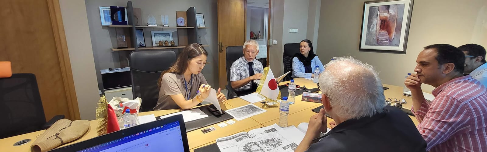 Rencontre avec le volontaire de la JICA, M. Yoshimi Kitaura